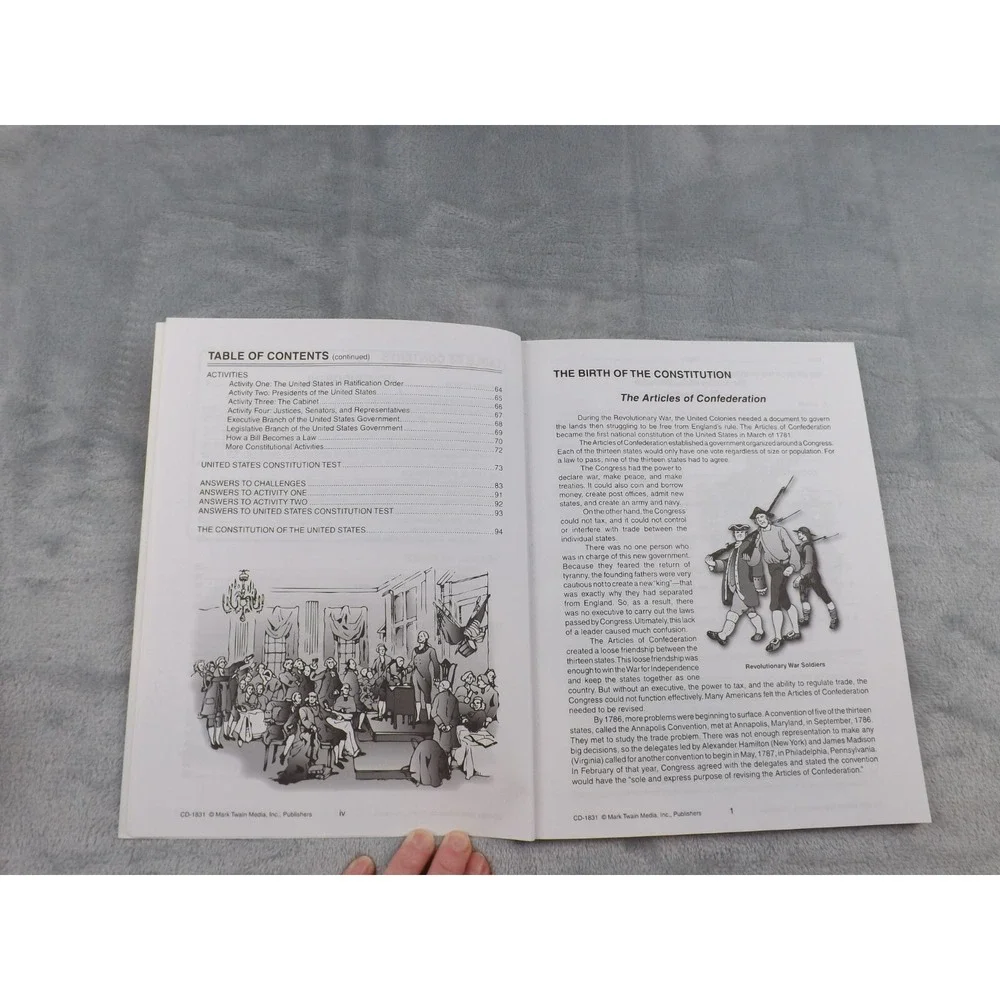 Understanding the Constitution Social Studies Activity‎ Book Grades 5-8+